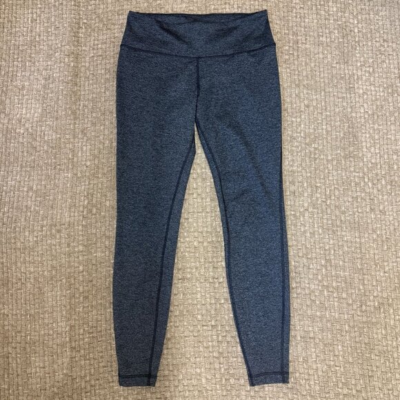 Columbia Mid-Rise Heathered Outdoor Leggings Small With Inseam Pocket - Picture 1 of 9